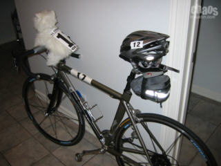 Bike and Chester Ready to Go!